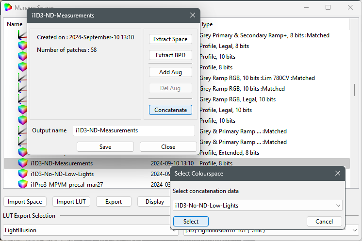 Concatenate Profiles Concatenate Profiles
