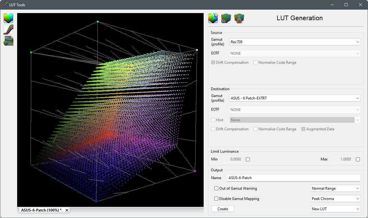 Matrix LUT Matrix LUT