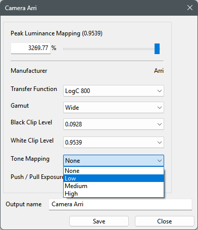 Modify Camera Values